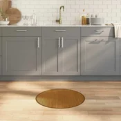 Okrugli tepih smedi 60 cm bambus