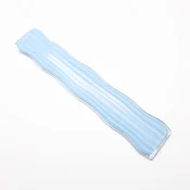INF Ergonomski prozoren silikonski podstavek za tipkovnico za udobje in podporo Blue, (5000071740)
