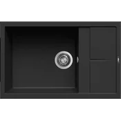 ELLECI Kuhinjsko korito UNICO 310 BLACK + SIFON