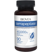 Serrapeptase, 40000 IU, 90 kapsula, Biovea