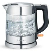 Severin Severin WK 3468 električni kuhalnik, 1 L, 2200 W, črn/jeklo/prozoren