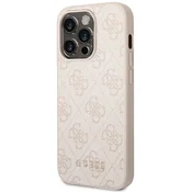 NEW Guess 4G Metal Gold Logo - Ohišje za iPhone 14 Pro (roza)