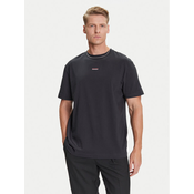 HUGO Majica Split Logo 50544185 Črna Relaxed Fit