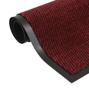 Vidaxl Protiprašni predpražnik pravokotni taftani 80x120 cm rdeč