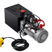 VEVOR Hidravlična črpalka enojnega delovanja napajalna enota 12V 510x185x210 mm črna