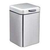 Northix Stenski kopalniški koš 3L inox mehko zapiranje mat