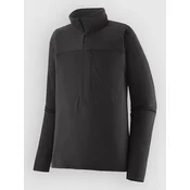 Patagonia R1 Ultralight 1/2 Half-Zip Sweater black