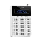Auna DigiPlug DAB, internet radio za u uticnicu, DAB+, FM/PLL, BT, LCD zaslon, bijeli