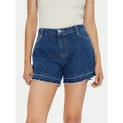Please Jeans kratke hlače D0KHEH0NPF Mornarsko modra Relaxed Fit
