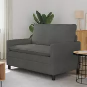 vidaXL Kavč Temno siva 126 x 81 x 87,5 cm Blago