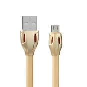 REMAX RC-035m ploščati USB/mikro kabel 1m zlate barve