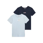ELLESSE Majica Duranio mornarska/pastelno modra/bela