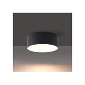 Brilagi - LED plafonsko svetlo za kupatilo FORIS LED/9W/230V precnik 9 cm crno IP44