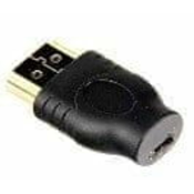 Kitajc ženski Mikro HDMI na moški HDMI adapter s pozlačenimi konektorji