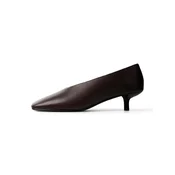L37 HANDMADE SHOES Čevlji s peto COCO MIRAGE temno rjava