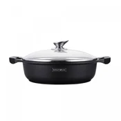 Northix Royalty Line RL-BR26M: Marmorni plitvi lonec za juho 26 cm
