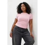 Trendyol Curve Ženska bluza Tbbss26Af00060, Roze