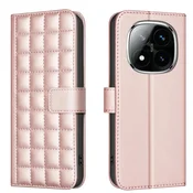 Roza-zlata Coushin Flip torbica (Xiaomi Redmi Note 14 Pro+ 5G/Note 14 Pro 5G)