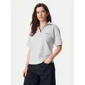 adidas Polo majica Seasonal Essentials Colorpop Polo With Embroidered Graphic KV6855 Siva Regular Fit