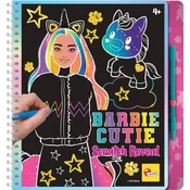 BARBIE  Knjiga grebalica, zagrebi i otkrij svoje modele, Roza