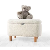 Atelier del Sofa Tabure 61x40x37cm, Belo