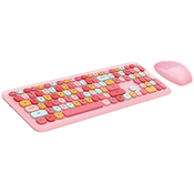 MOFII Wireless Keyboard+Mouse 666 Pink