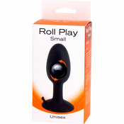 SEVEN CREATIONS Silikonski analni čep s metalnom kuglicom – Roll Play small