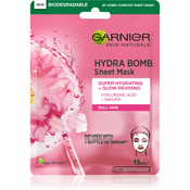 Garnier Vlažilna tekstilna maska za posvetlitev svetlosti Sakura Skin Natura l s Hydra Bomb (Tissue Mask) 28