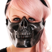 Maska POIZEN INDUSTRIES - Skull - Črno