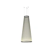 Vibia LED viseča svetilka ARRAY, zelena, 191 x 83 cm, stožec 927 dim - Dnevna soba/jedilnica - Dizajn - Medenina