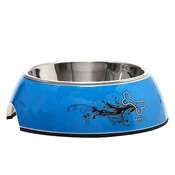 ROGZ Cinija za pse Bubble Bowlz M Bones, Indigo