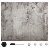 vidaXL Stenska magnetna tabla iz stekla 60x60 cm