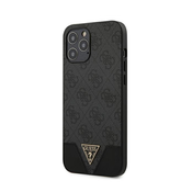 Guess 4G Triangle Collection - Ovitek za iPhone 12 Pro Max (siv)