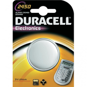 Duracell Litijeva gumbna baterija Duracell, CR 2450, 3 V, BR2450, DL2450, ECR2450, KCR2450, KL2450