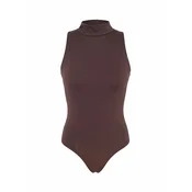 studioselect Bodi majica Tia temno rjava