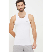 Guess Majica brez rokavov U97M02 KCD31 Bela Regular Fit