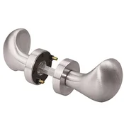 KROGLA ZA VRATA TWIN F507 (CH-SAT), Twin CH-SAT (krom mat)