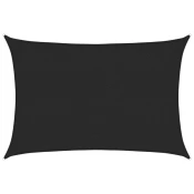 Jedro za zaštitu od sunca 160 g/m2 crno 2 x 3 m HDPE