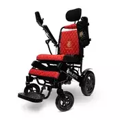 COMFY Električni invalidski voziček ComfyGO Majestic IQ 9000 - Avtomatsko zložljiv Barva Črna Blazina in naslonjalo Rdeča Širina sedežne površine 51, (5000178107)