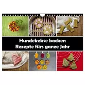Hundekekse backen - Rezepte fürs ganze Jahr (Wandkalender 2026 DIN A4 quer), CALVENDO Monatskalender