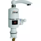 slomart Argo takojšnja električna termostatska armatura za umivalnik, moč 3,0 kW, (z električnim kablom in vtičem)
