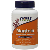 NOW Foods Magtein Magnesium (magnezijev L-treonat), 90 zeliščnih kapsul