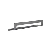 Gedy - Polica z držalom za brisače CLEO 50 cm metalno siva