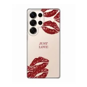 Maska za Samsung Galaxy S25 Ultra Just Love Pink, Silikonska, Print Skin