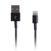 Connect IT jabolčni kabel LIGHTNING na USB, črn