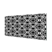tulup.si Slika na akrilnem steklu Floral geometrijski vzorec 125x50 cm 2 obešalnika