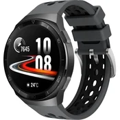 GS Silikonski pašček za Huawei Watch GT 2e, siv/črn