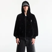 Mikina Playboy x FTSHP Velvet Hoodie Black M