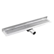 Gelco MANUS ONDA inox talni žleb z rešetko, stenski, L650, DN50