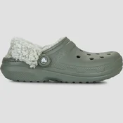 Crocs Classic Fleece Lined Clog Kaki